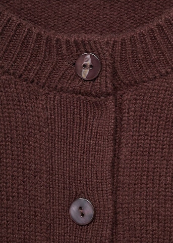 MANGO Strickjacke 'Scorpius' in Braun