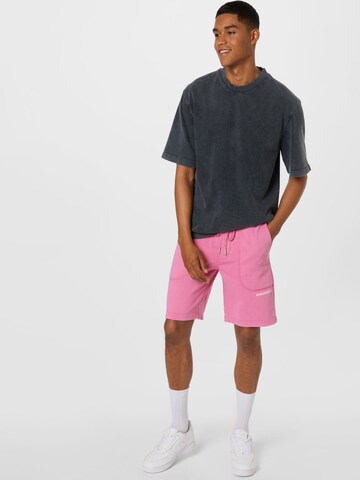 DRYKORN Regular Trousers 'BREAK' in Pink