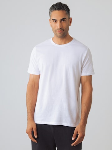 Honest Basics Shirt 'T-shirt Men' in Wit: voorkant
