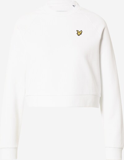 Lyle & Scott Sweater majica u zlatno žuta / crna / bijela, Pregled proizvoda