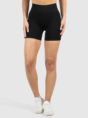 Smilodox Slimfit Sportbroek ' Harly ' in Zwart: voorkant