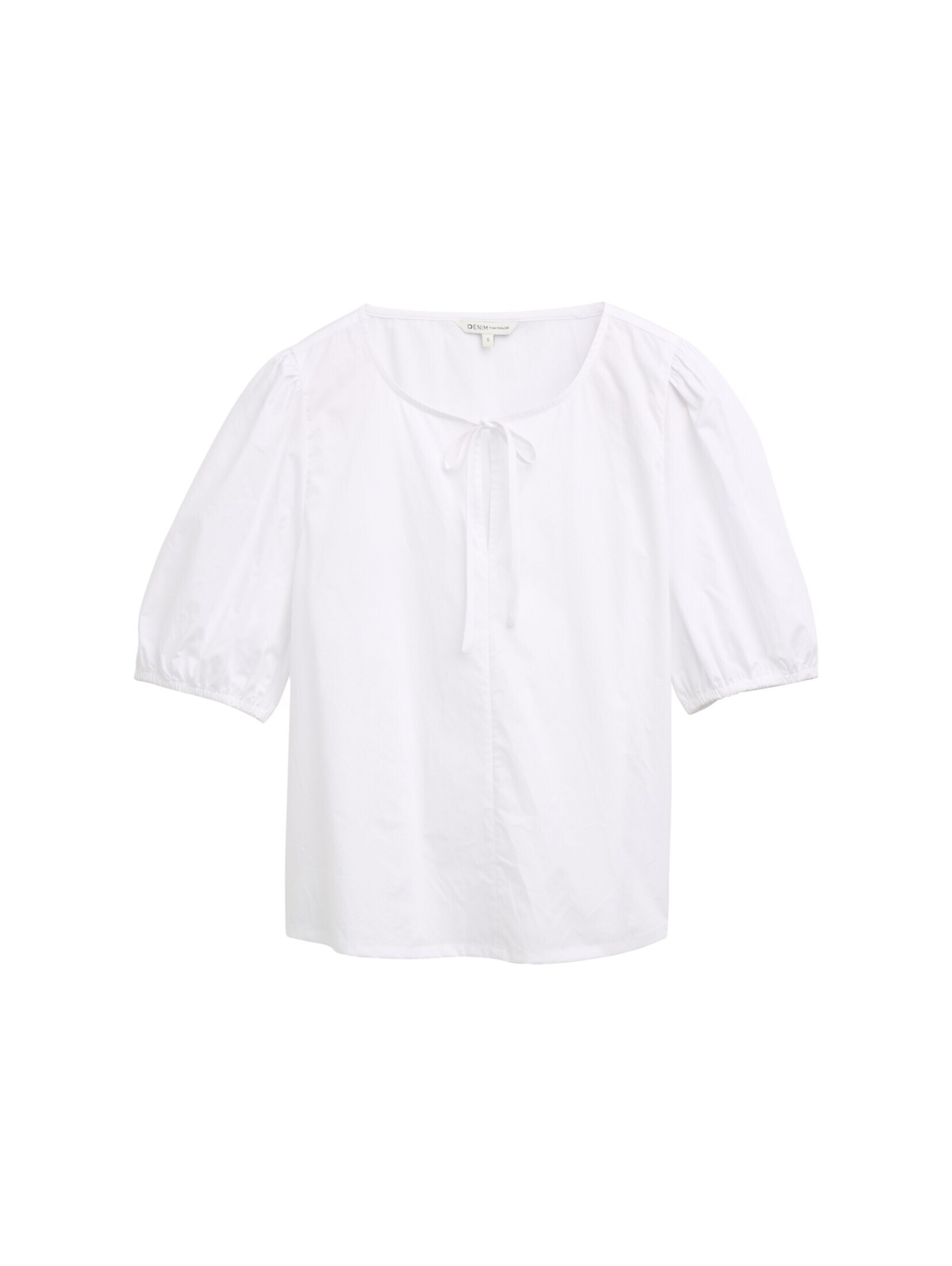 TOM TAILOR DENIM Blouse in White: front