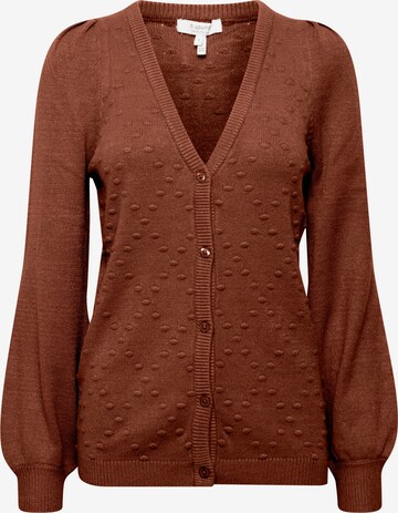 b.young Knit Cardigan 'NONINA' in Brown: front
