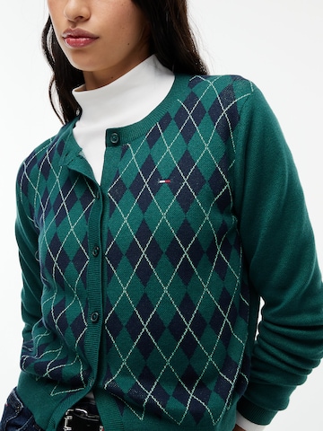 Tommy Jeans Knit Cardigan in Green