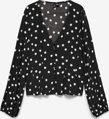 Chemisier 'VMElisa' VERO MODA en noir : devant