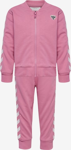 Hummel Sweat suit in Pink: front