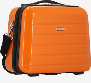 CHECK.IN Cosmetic Bag 'London 2.0' in Orange: front