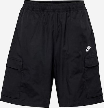 Nike Sportswear Παντελόνι cargo σε μαύρο: μπροστά