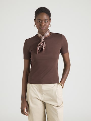 & Other Stories Shirt in Bruin: voorkant