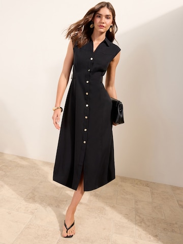 Friends Like These Shirt dress in Black