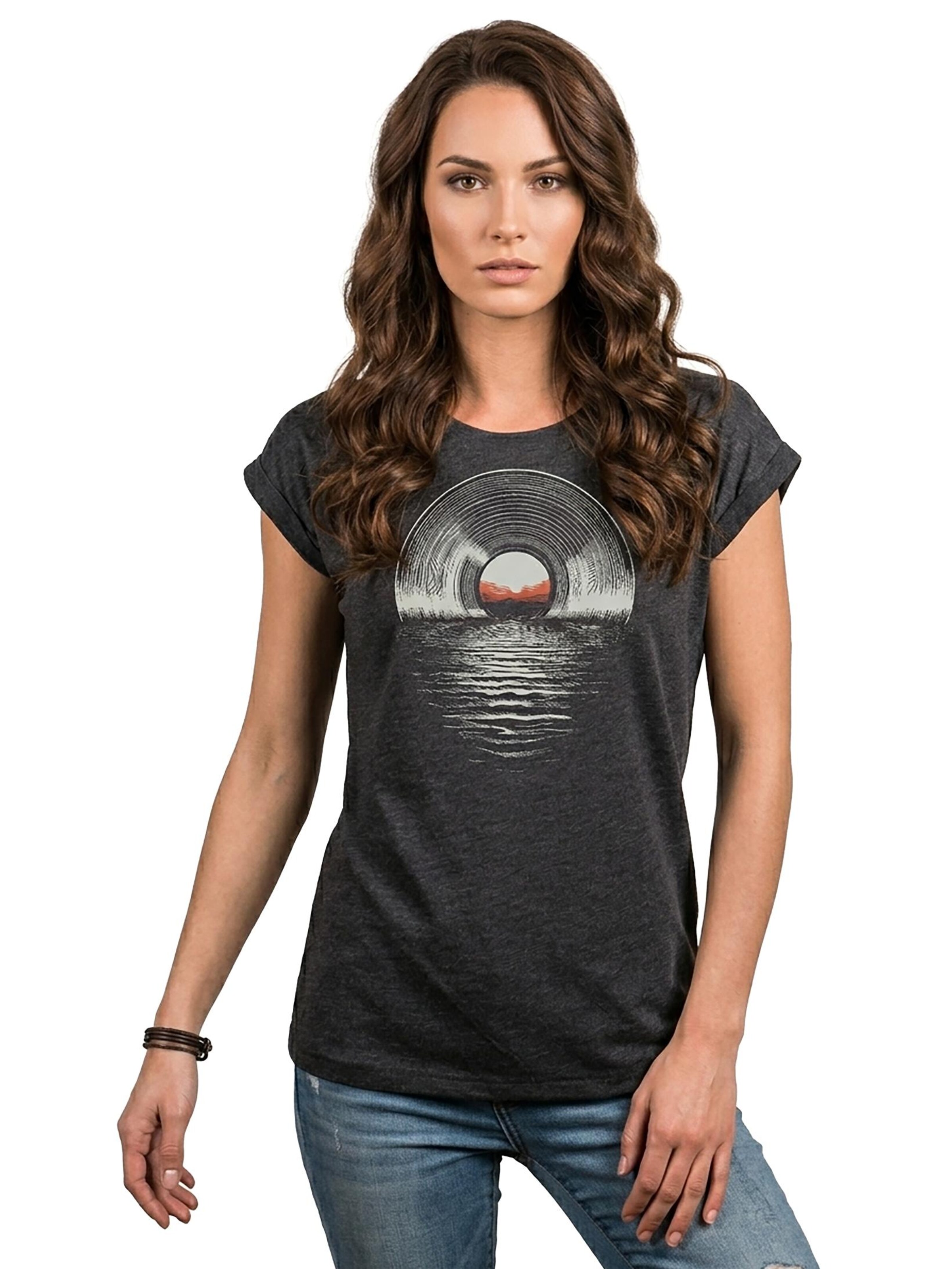 MAKAYA Shirt 'Sea Record' in Grey