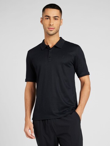 SKECHERS - Camiseta funcional en negro: frente