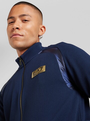 EA7 Emporio Armani Sweatvest in Blauw