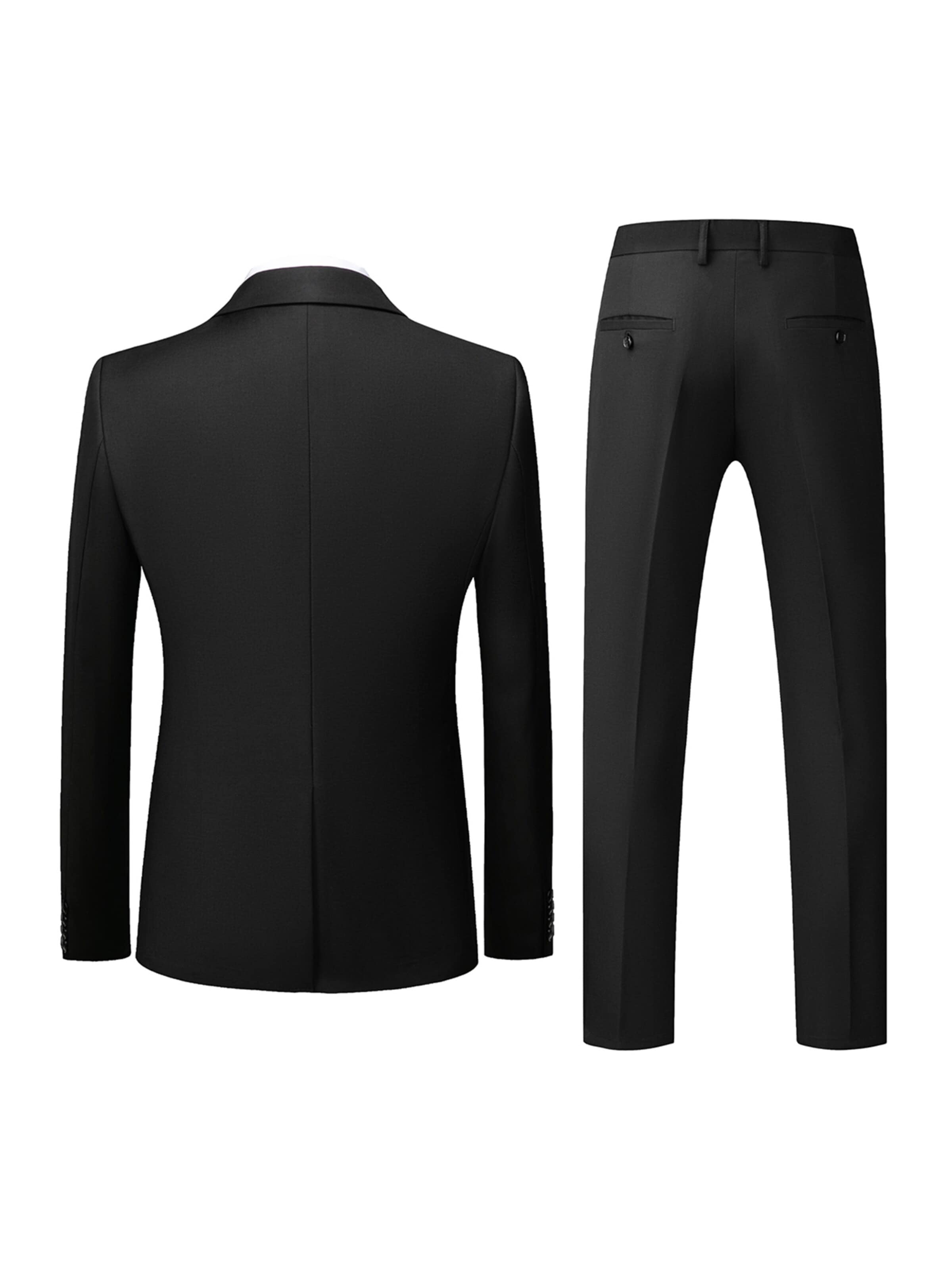 YOUTHUP Slim fit Suit 'Versio' in Black