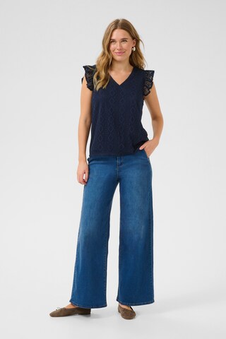 Cream Bluse 'Danika' in Blau