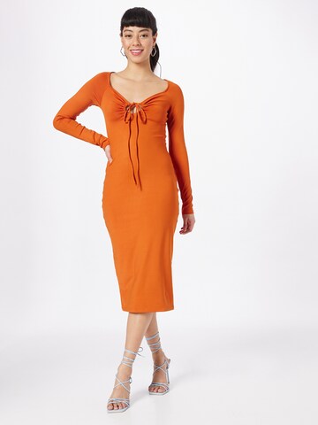 Gina Tricot Φόρεμα 'Helin' σε πορτοκαλί: μπροστά