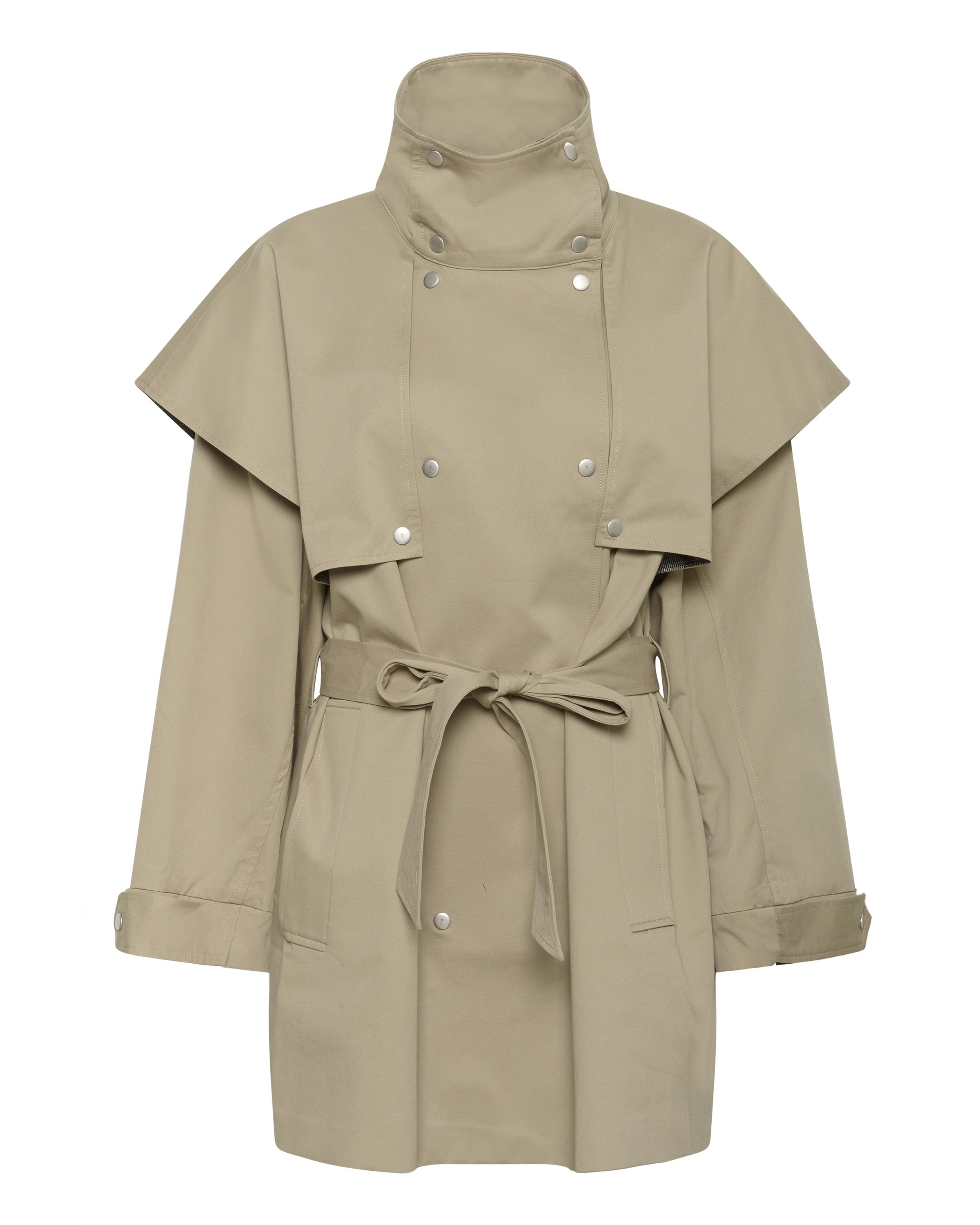 KAREN BY SIMONSEN Between-seasons coat 'KBDana' in Beige: front