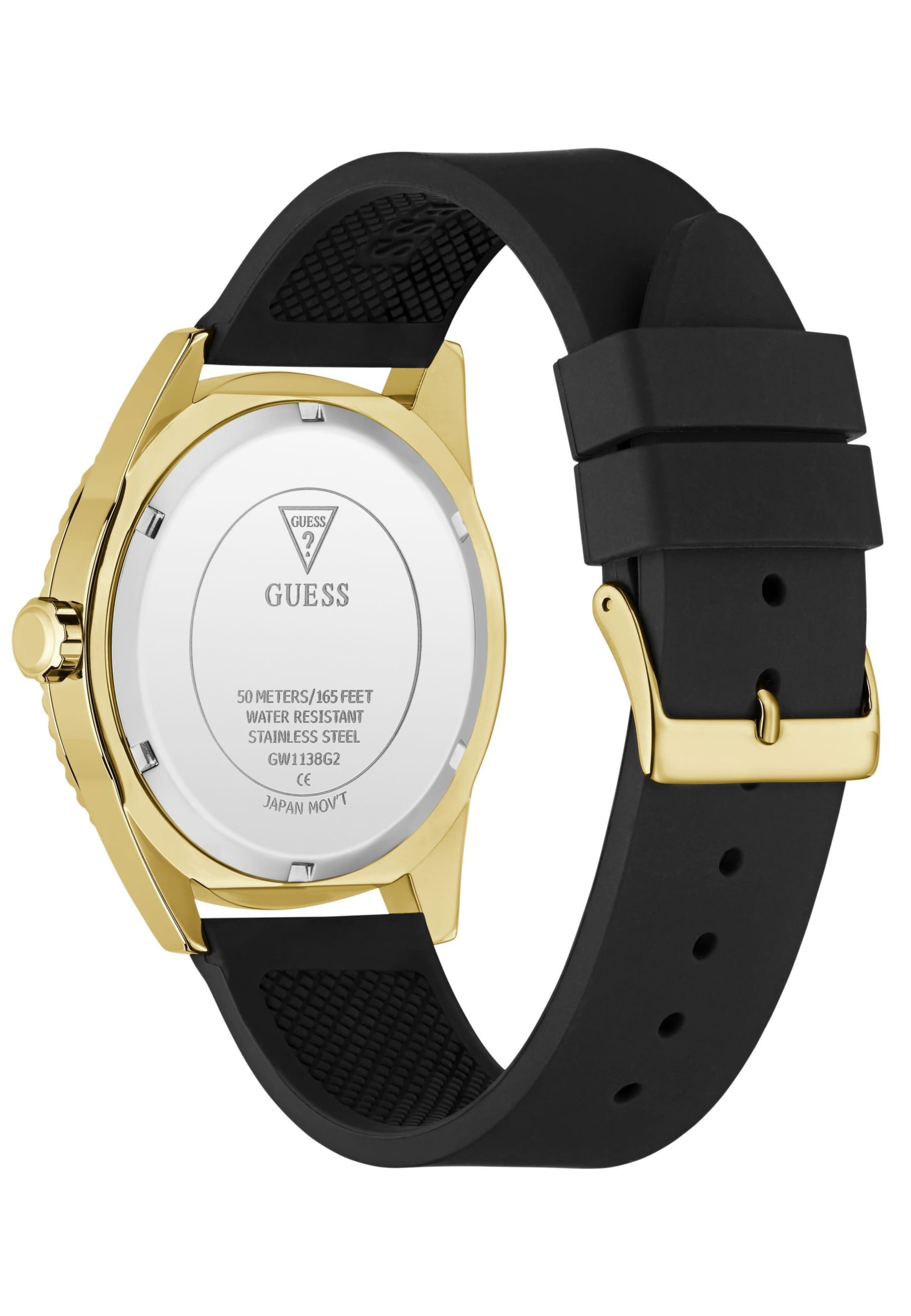 GUESS Analoog horloge ' BEAST ' in Zwart