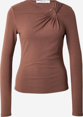 ruda ABOUT YOU Marškinėliai 'Hilde': priekis