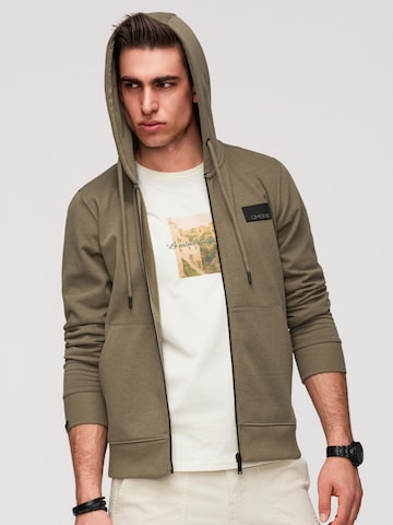 Ombre Sweat jacket in Green