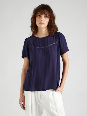 VERO MODA Shirt 'MENNY' in Blauw: voorkant