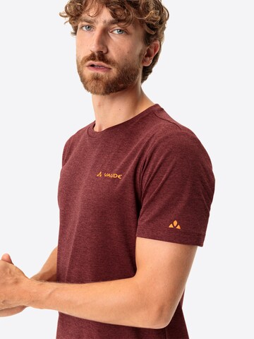 VAUDE Functioneel shirt 'Essential' in Rood