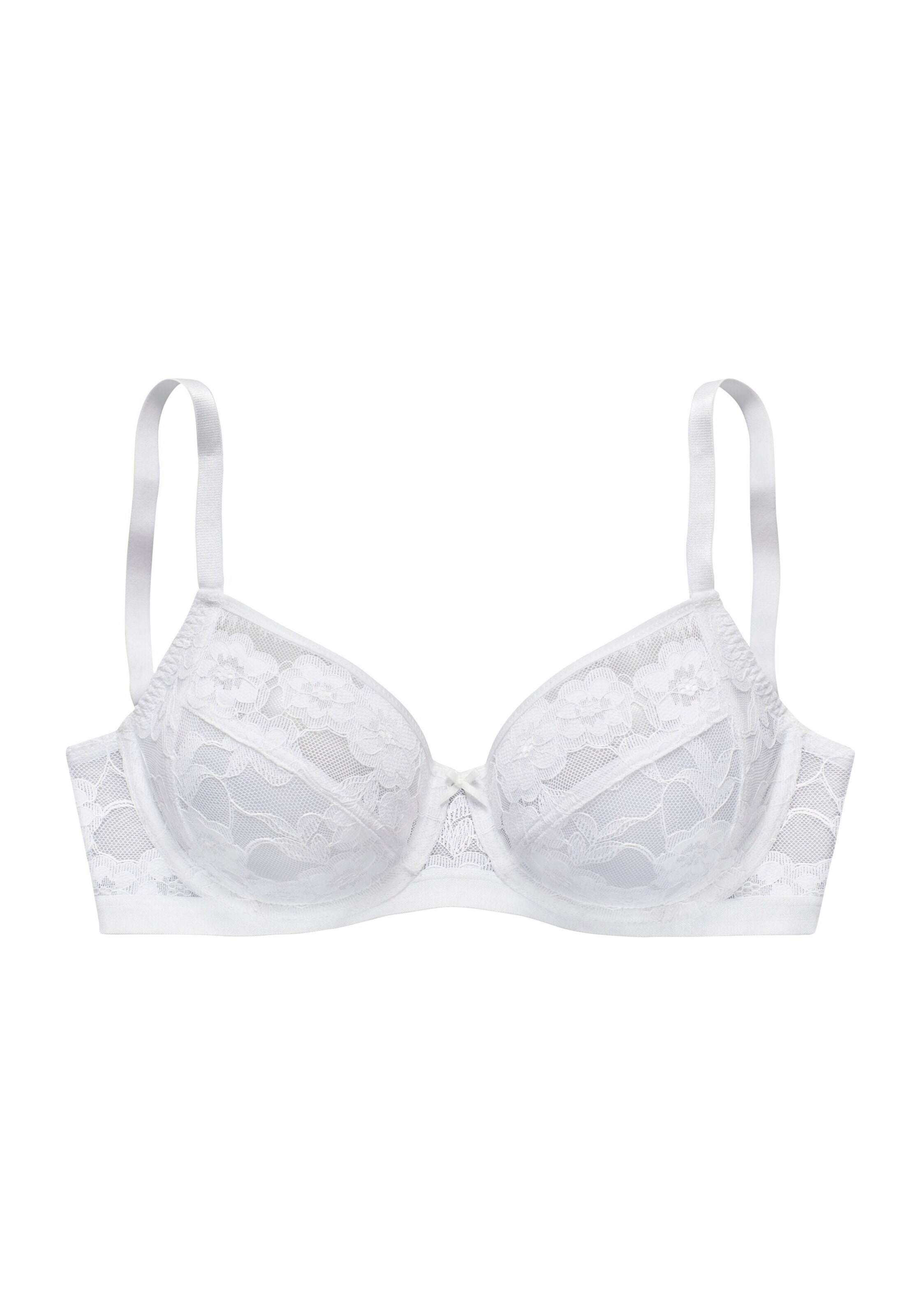 LASCANA Rinnahoidja, värv valge: eest vaates