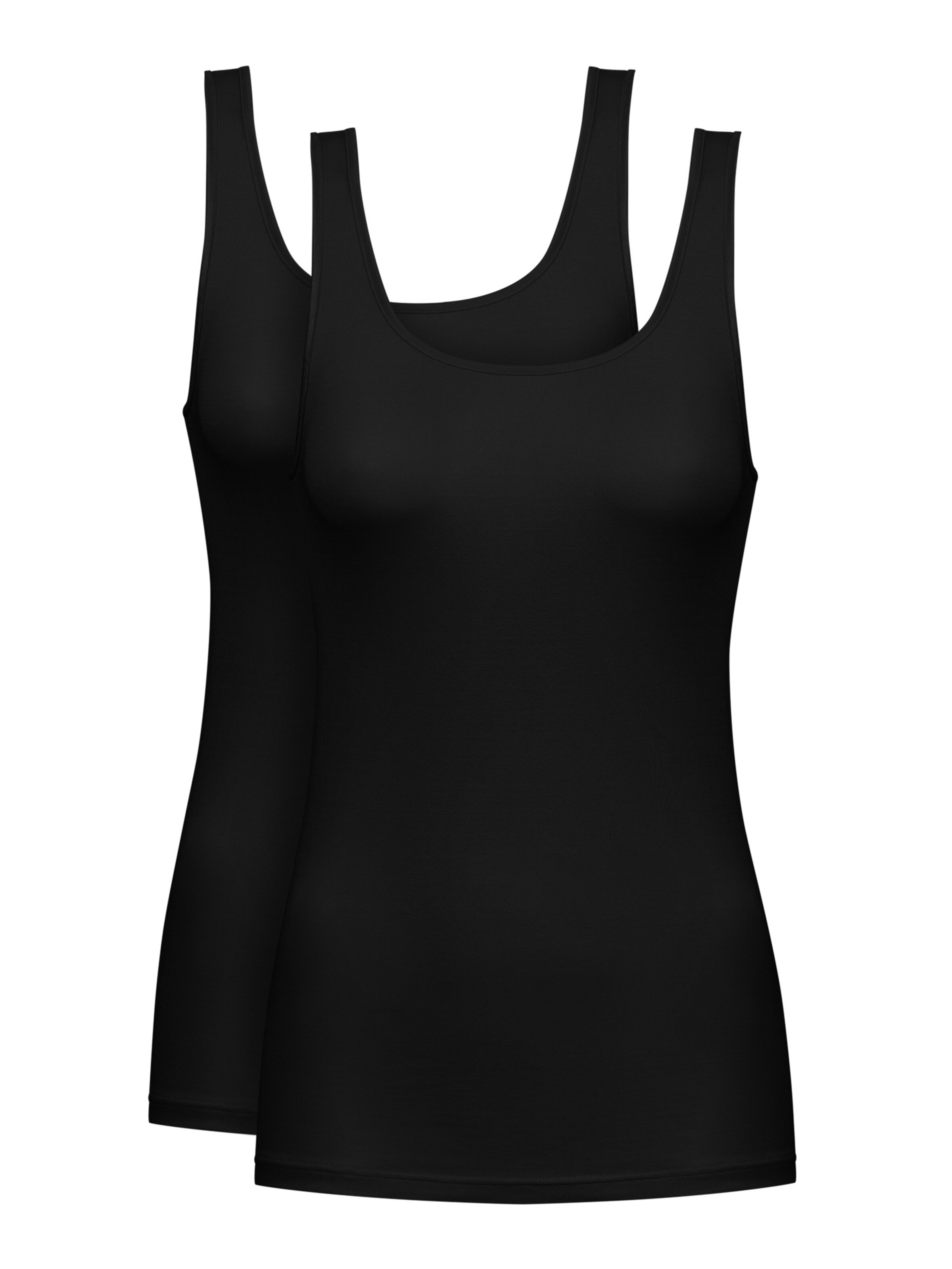 Mey Undershirt in Black: front