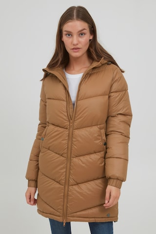 Oxmo Winter Coat 'Tabata' in Brown: front