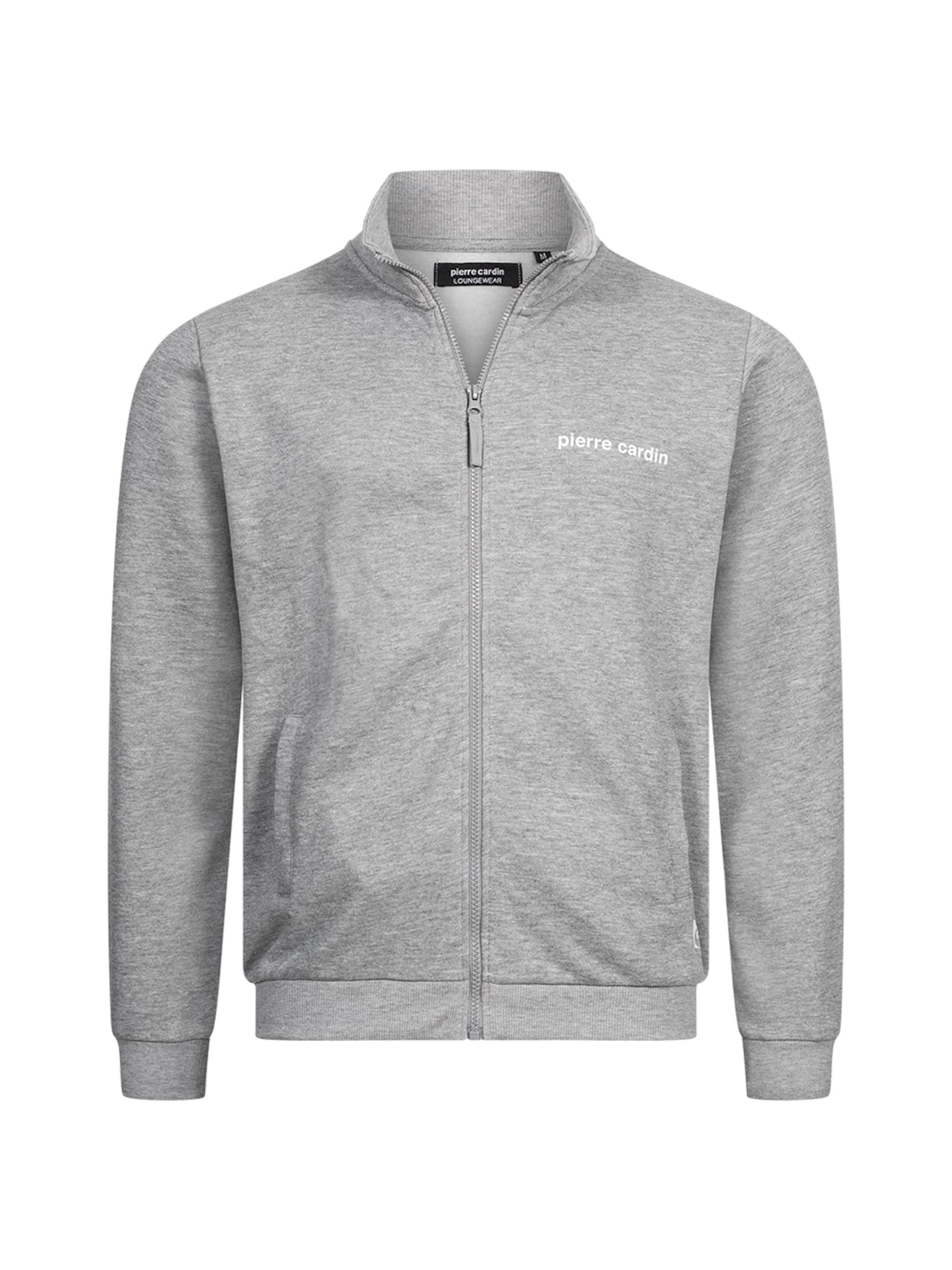 Veste de survêtement PIERRE CARDIN en gris : devant