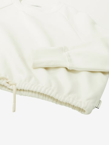 TOM TAILOR Sweatshirt in White