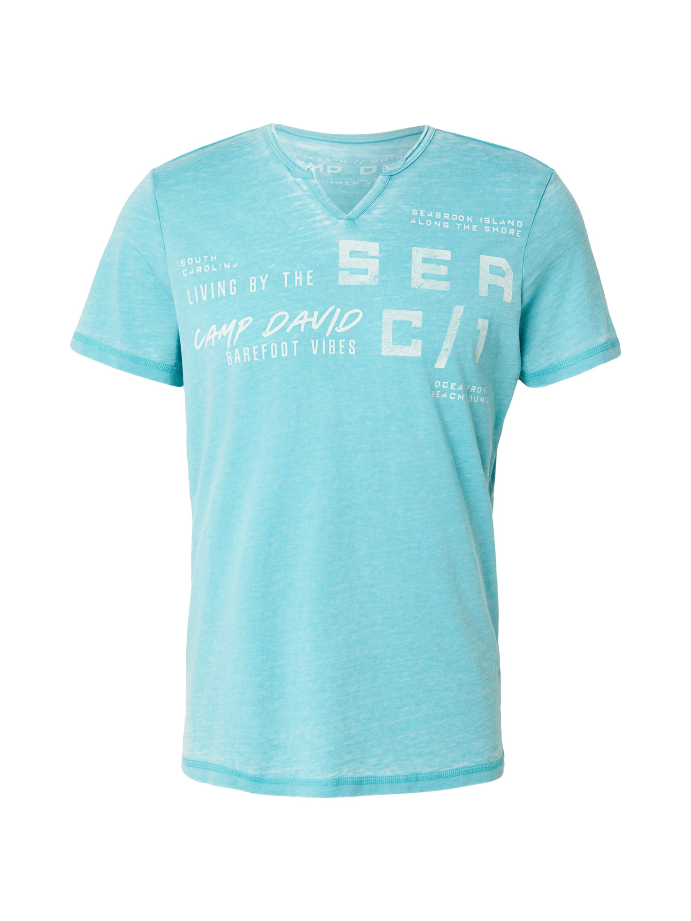 CAMP DAVID Shirt in Green: front