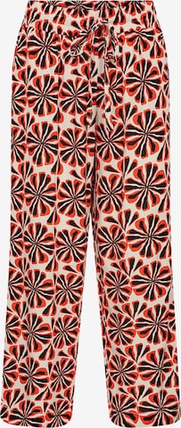 Soyaconcept Wide leg Broek 'LYNG' in Rood: voorkant