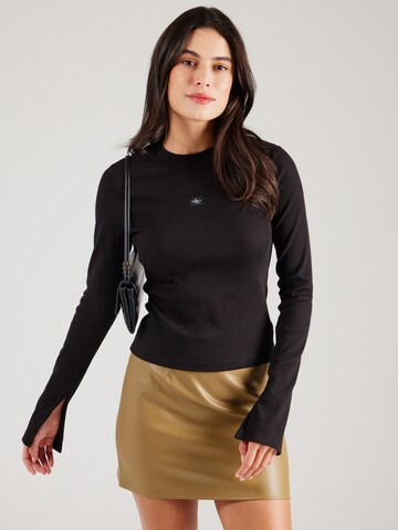 Calvin Klein Jeans Koszulka w kolorze czarny: przód