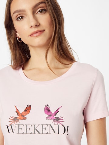 T-shirt 'Weekend' EINSTEIN & NEWTON en rose