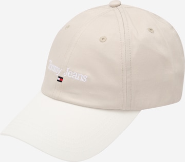 Cappello da baseball di Tommy Jeans in beige: frontale