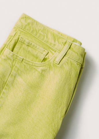 MANGO Slim fit Jeans 'Aneka' in Yellow
