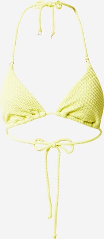 Seafolly Triangle Bikini Top in Yellow: front