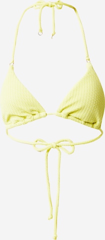 Seafolly Triangle Bikini Top in Yellow: front