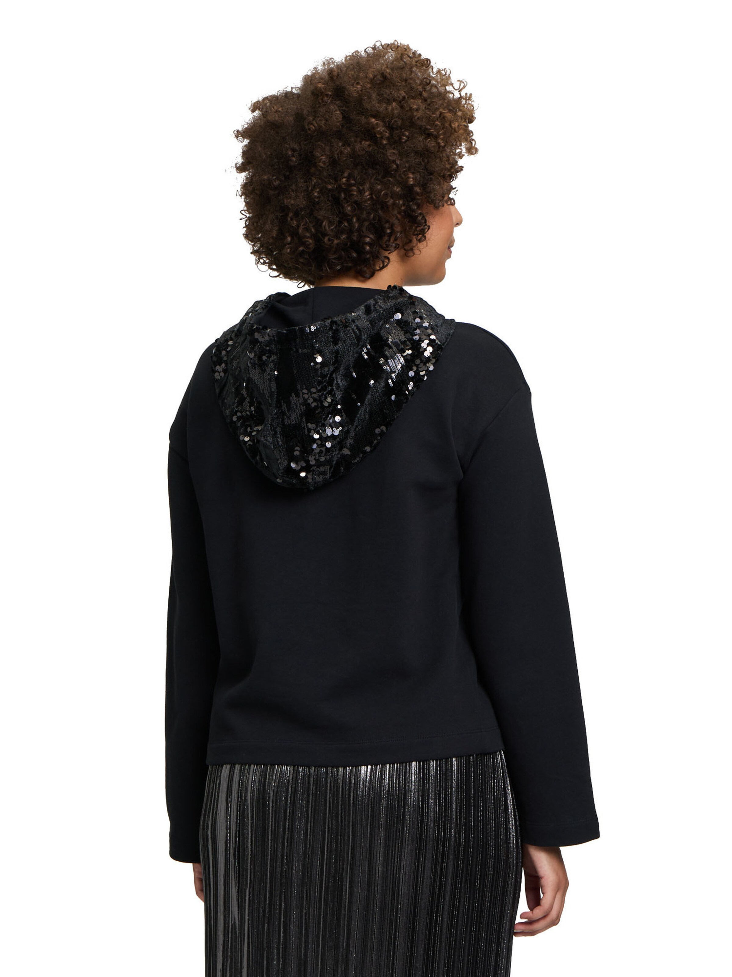 Cartoon Sweatshirt in Black