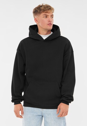 Johnny Urban Sweatshirt 'Cody Oversized' in Black: front
