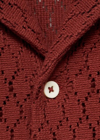 MANGO MAN Regular Fit Hemd 'Ditella' in Rot