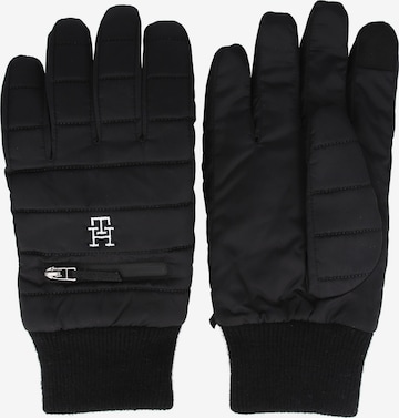 TOMMY HILFIGER Fingerhandschuhe in Schwarz