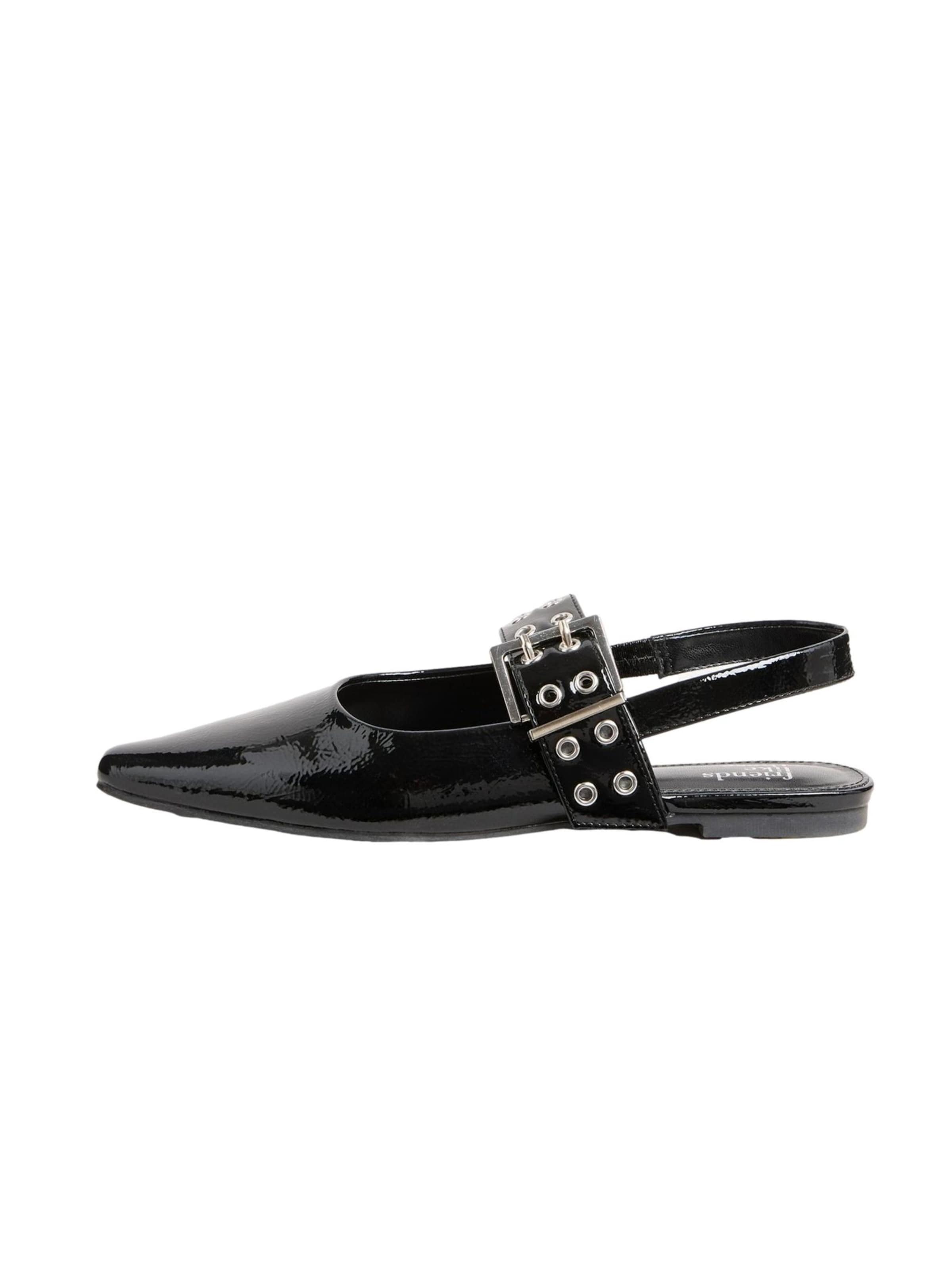 Friends Like These - Bailarinas con hebilla en negro: frente
