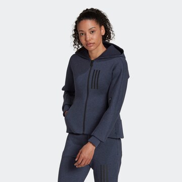 ADIDAS SPORTSWEAR Sportsweatjacke 'Victory' in Blau: predná strana