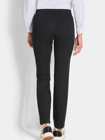 Coupe slim Pantalon 'Louisa' Goldner en noir