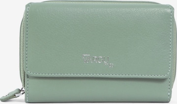 VARGU Portemonnee 'NILA 1-A mono' in Groen: voorkant
