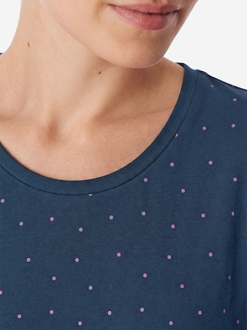 SCHIESSER Nightgown ' Casual Essentials ' in Blue