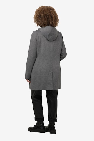 Ulla Popken Between-Seasons Coat in Grey