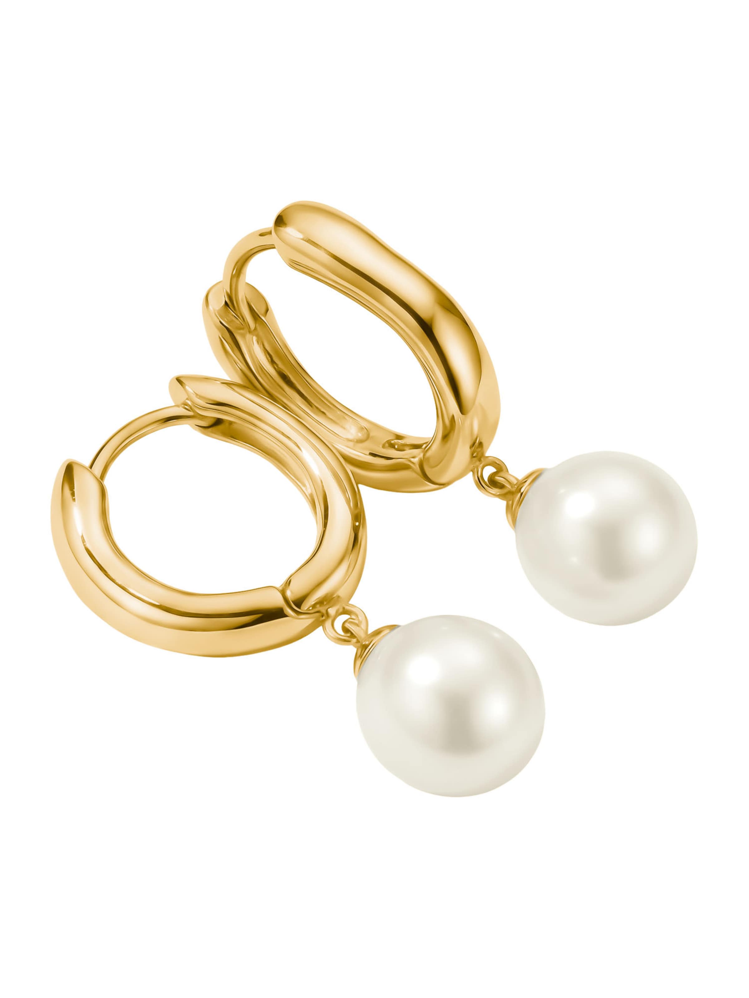 Thomas Sabo Creolen Perle in Gold